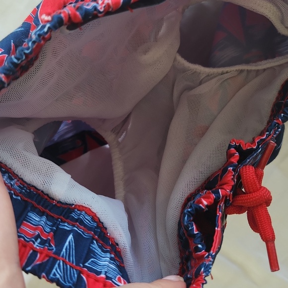 Jr. Swim Boy’s Sail Swim Trunks in Patriotic Print| size: 4T new - Picture 3 of 5